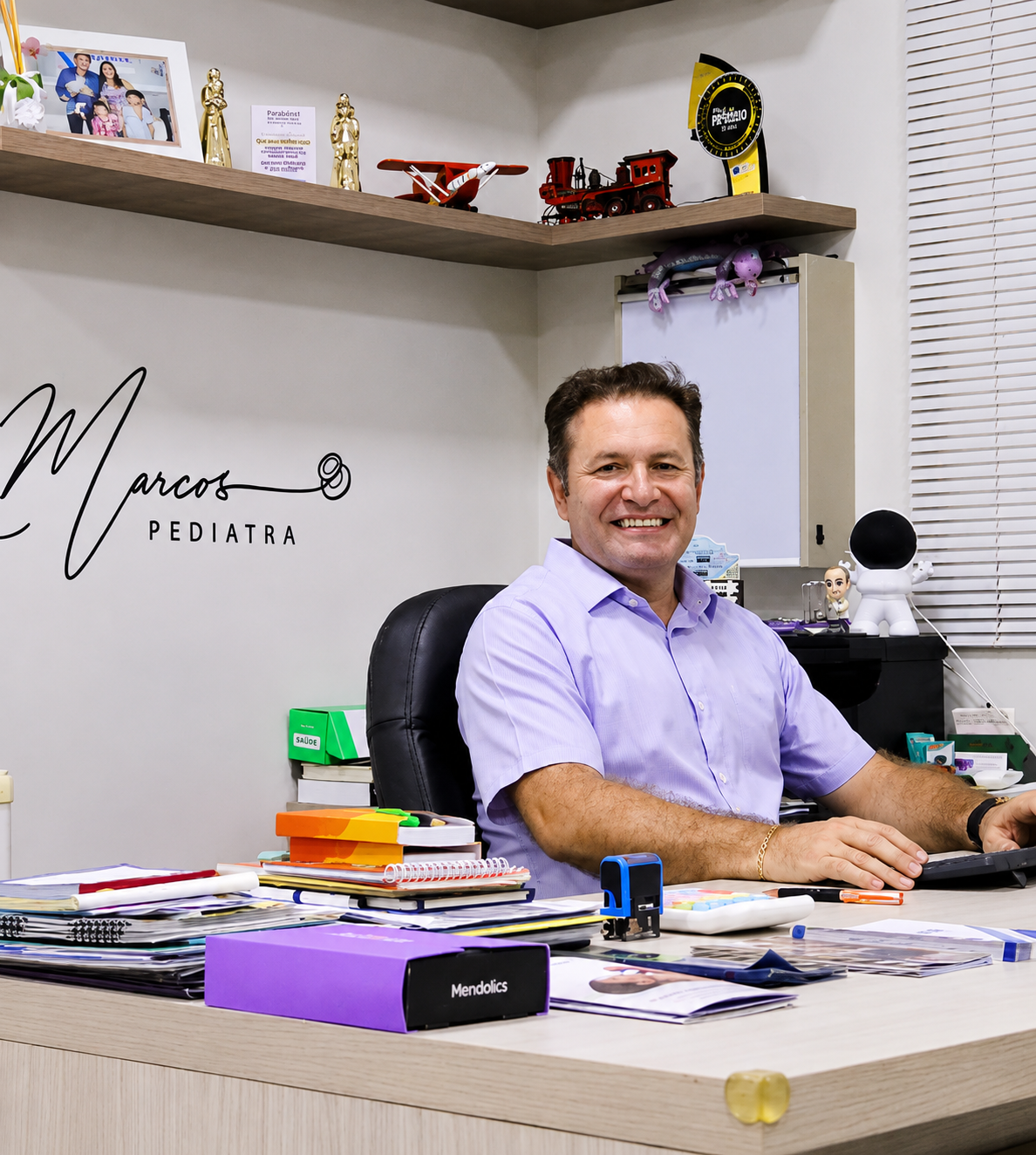 Dr. Luiz Marcos Pinheiro Borges, pediatra em Primavera do Leste